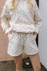 Pretty Garbage - Cherry Bow Sweatshorts