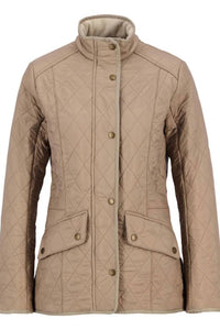 Barbour Cavalry Quilted Jacket in light fawn - women's jacket - view 6