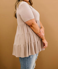 Zenana - Tiered Babydoll Tee