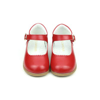L'Amour - Girl's Chloe Scalloped Mary Jane Shoes - Toddler