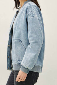 Be Cool - Denim Feel Bomber Jacket