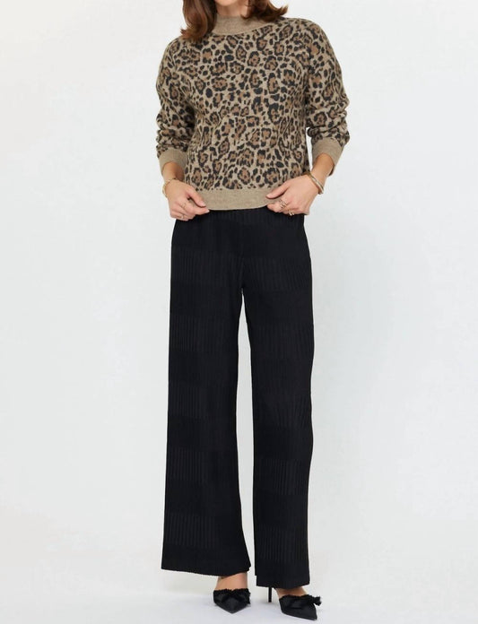 Current Air - Leopard Jacquard Sweater