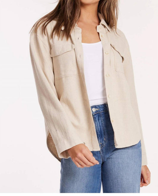 Mododoc - roll up sleeveless shacket