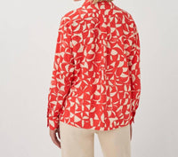 Esqualo - Scarlet Graphic Blouse