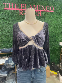 Entro - Women's Midnight Velvet Top