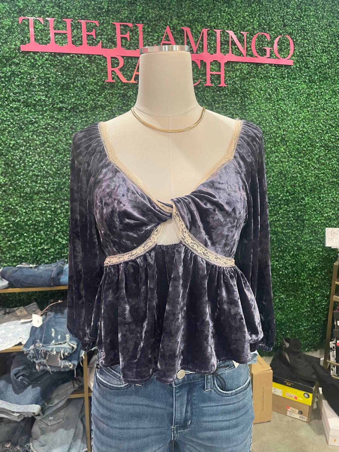Entro - Women's Midnight Velvet Top