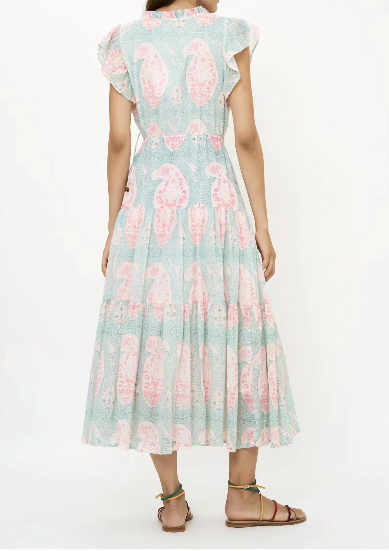Oliphant - Cinched Flirty Midi Dress