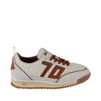 Back 70 Women's Jogger Ft Sneakers in milk ice cuoio 1 - women's sneaker