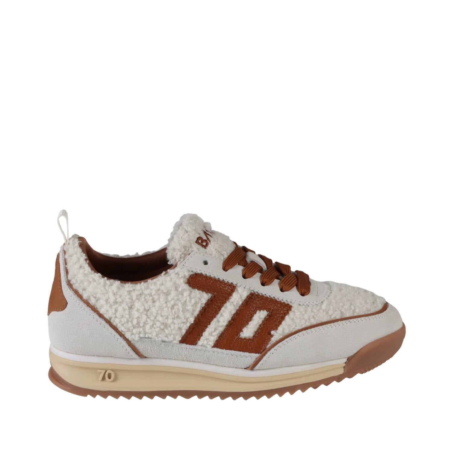 Back 70 Women's Jogger Ft Sneakers in milk ice cuoio 1 - women's sneaker
