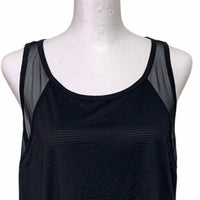 Xersion - Women's Loose Fit Sheer Athletic Textured Stripe Tank Top
