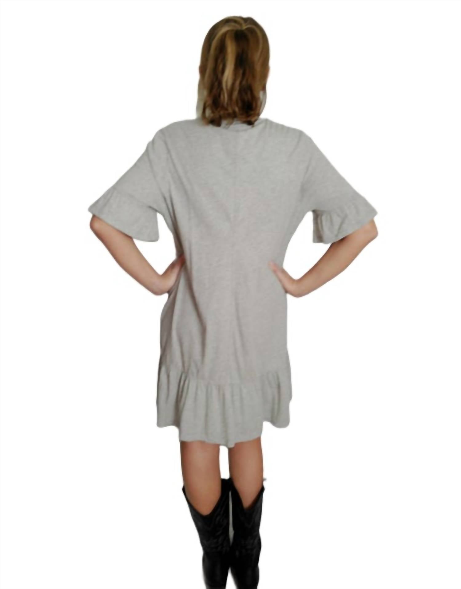 Johnny Was - RUFFLE SLEEVE KNIT DIINA DRESS