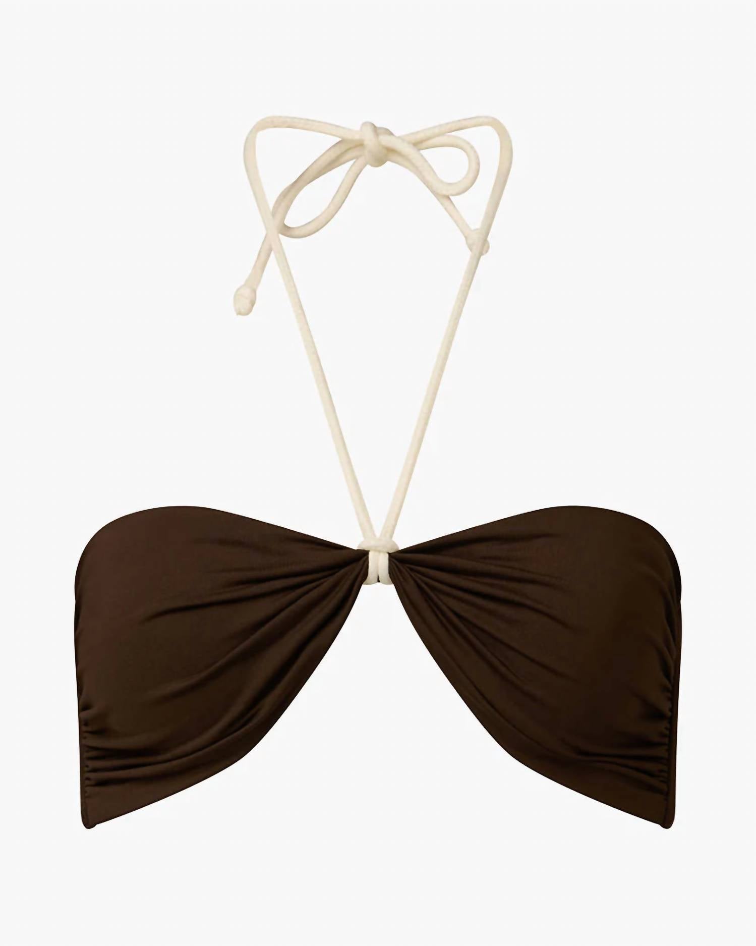 We Wore What - Rope Tie Halter Bikini Top