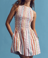 Saylor - Elenor Smocked Mini Dress