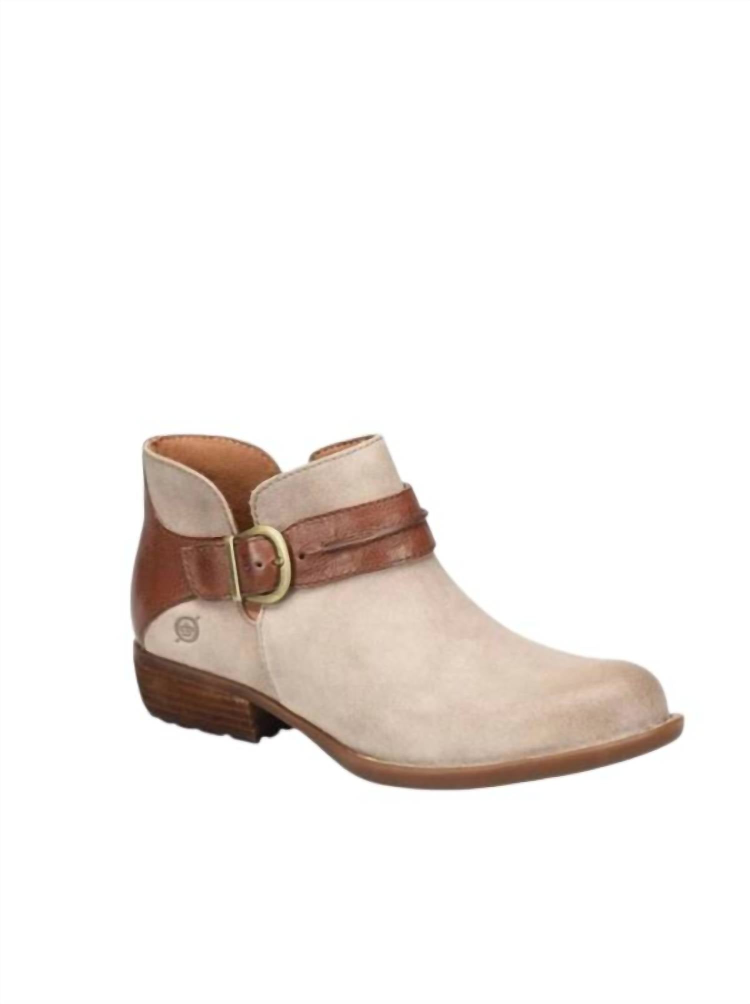 Born Women's Kati Booties in cream - women's shoe
