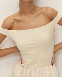 Elodie - Vera Off Shoulder Midi Dress
