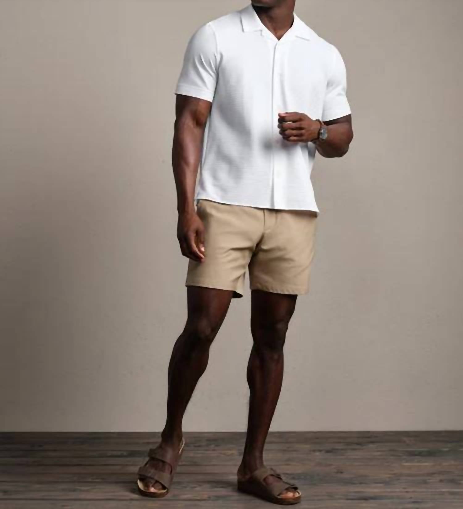 Rhone - Commuter Seersucker Camp Collar Shirt