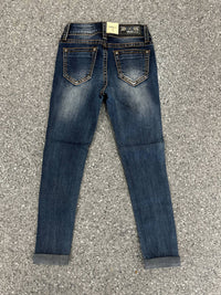 GRACE IN LA Women's Skinny Jeans in la women s skinny jeans in blue - women's jeans - detail view
