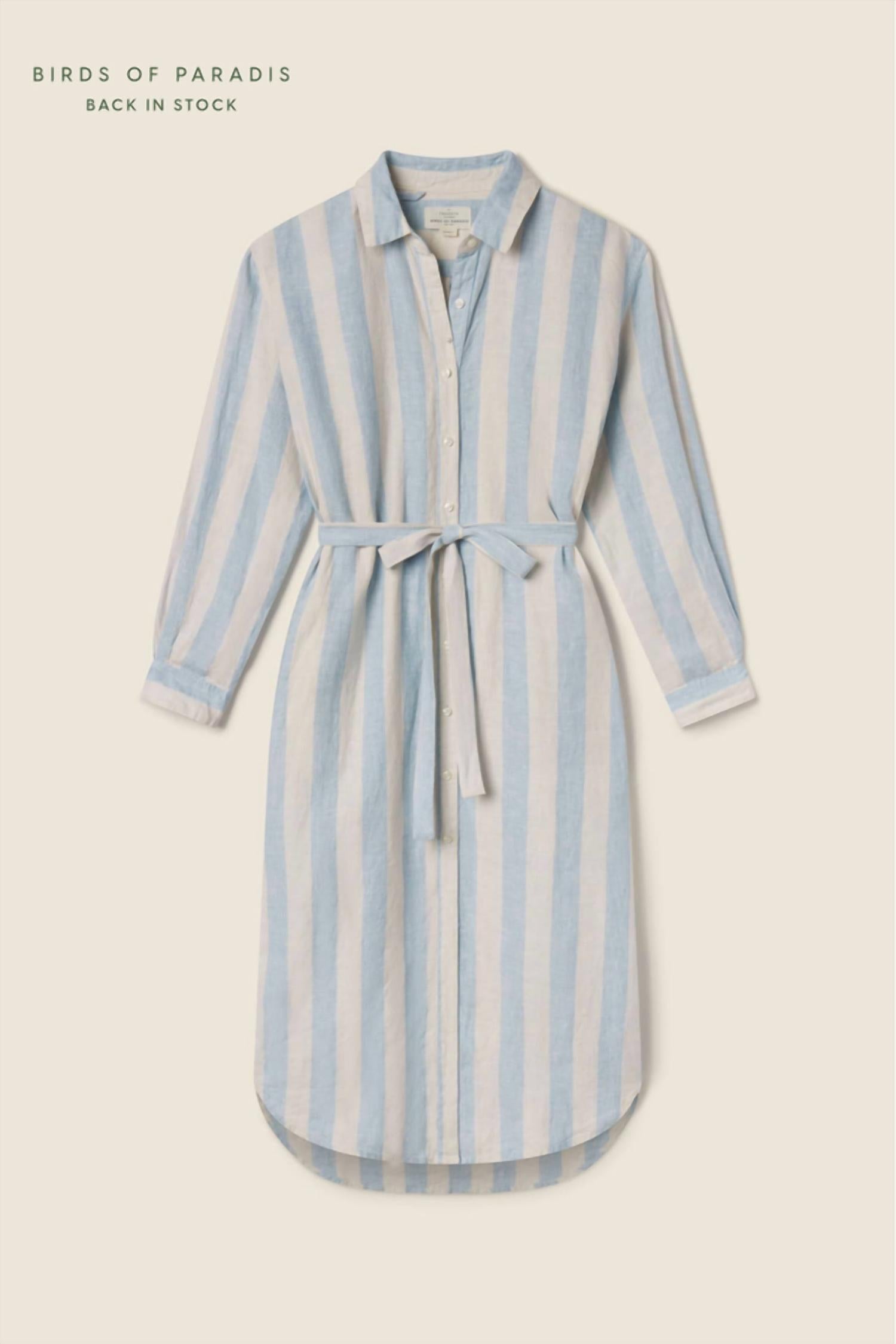 TROVATA Catalina Dress in seaside stripe - women's dress - view 5