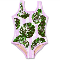 Shade Critters - Sequin Palm One Piece Swimsuit