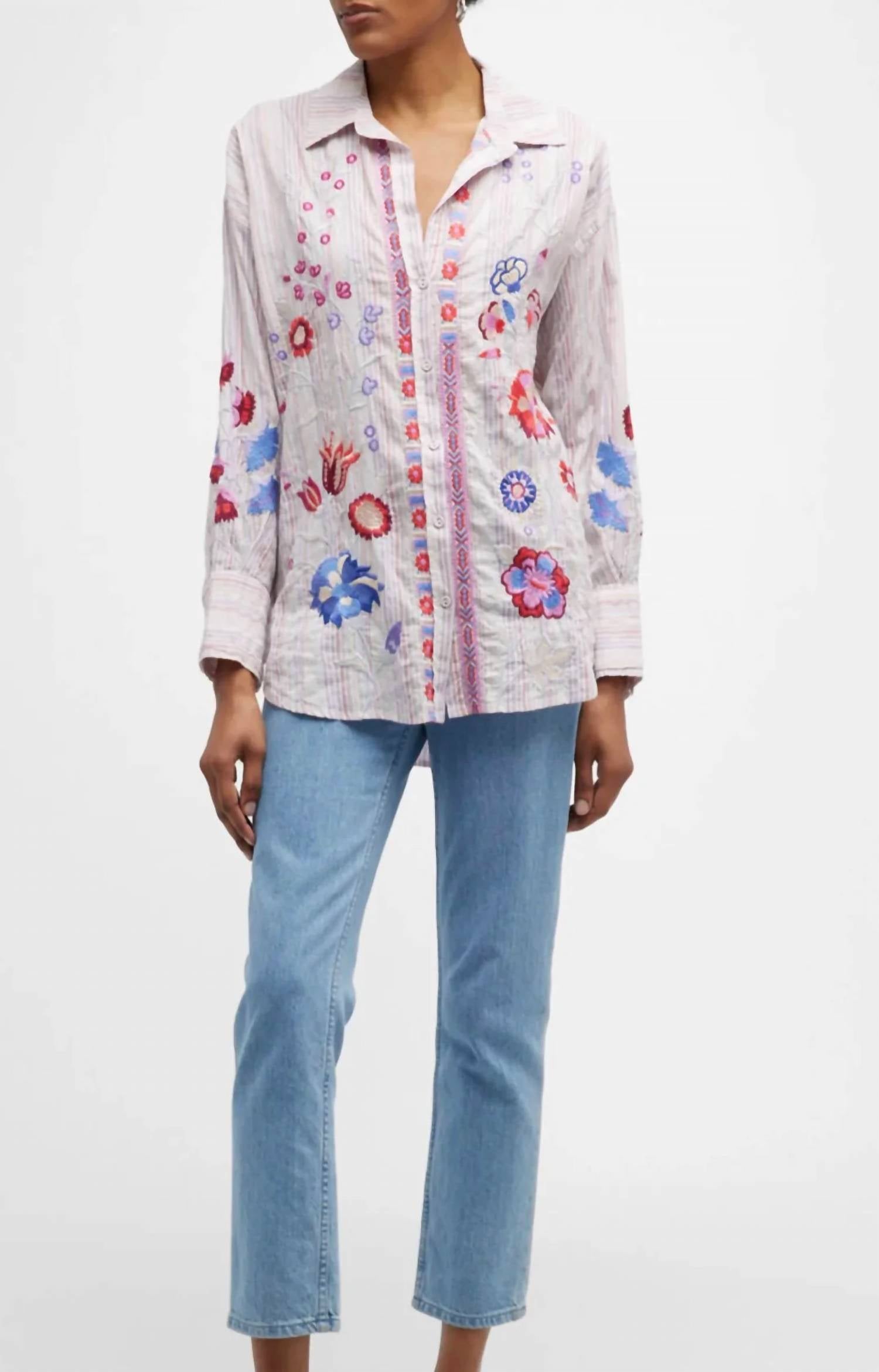 Johnny Was - Piper Relaxed Oversized Shirt