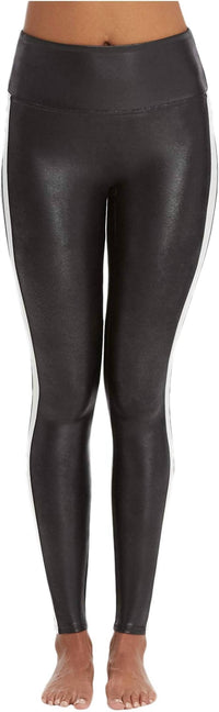 Spanx - Faux Leather Stripe Leggings