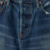 Moussy Women's Vintage Mcdavid Straight Baggy Jeans in dark blue - women's jeans - alternate view