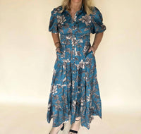 Pretty Follies - Auralie Floral Collared Button Dress