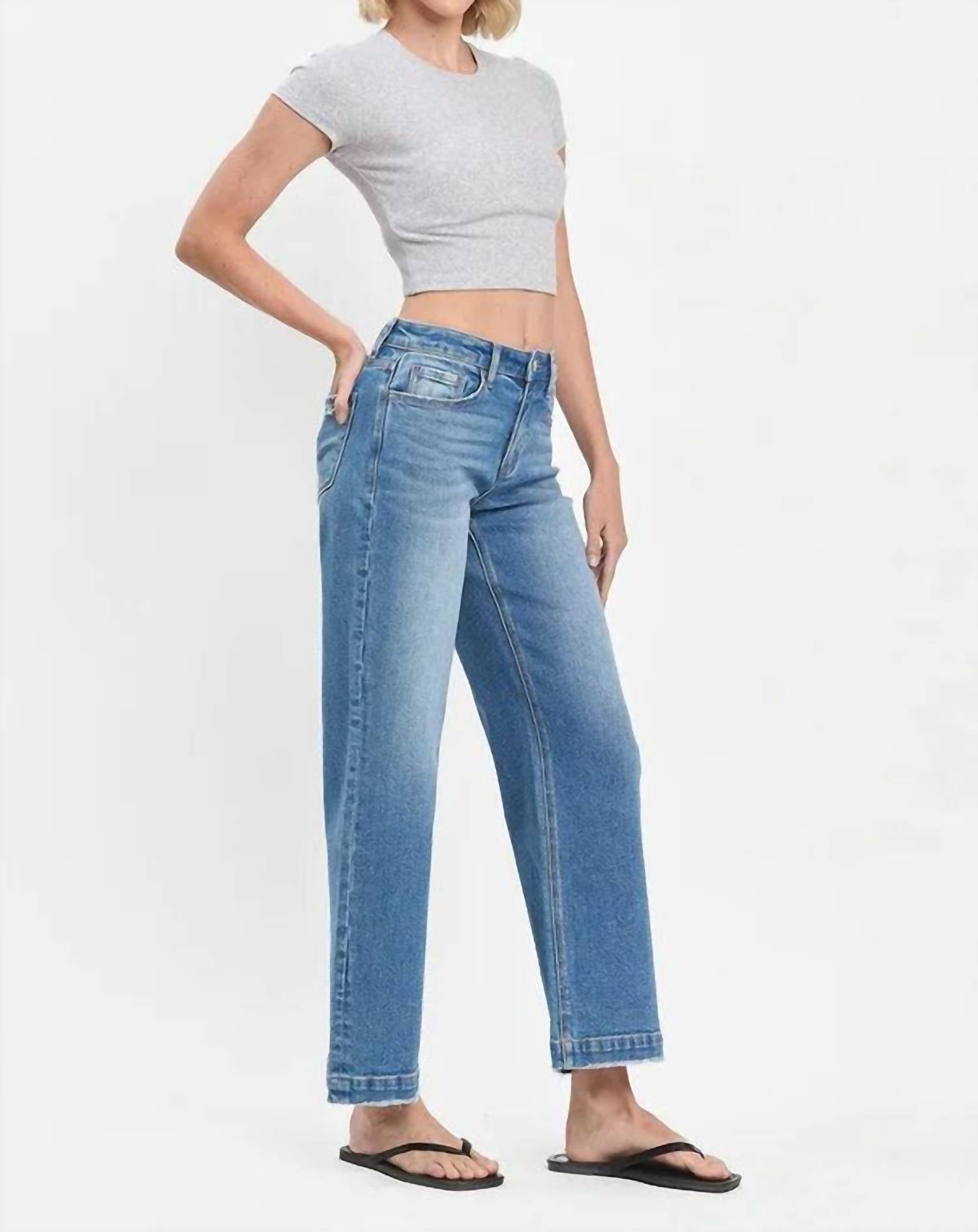 Lovervet - High Rise Trouser Wide Jeans