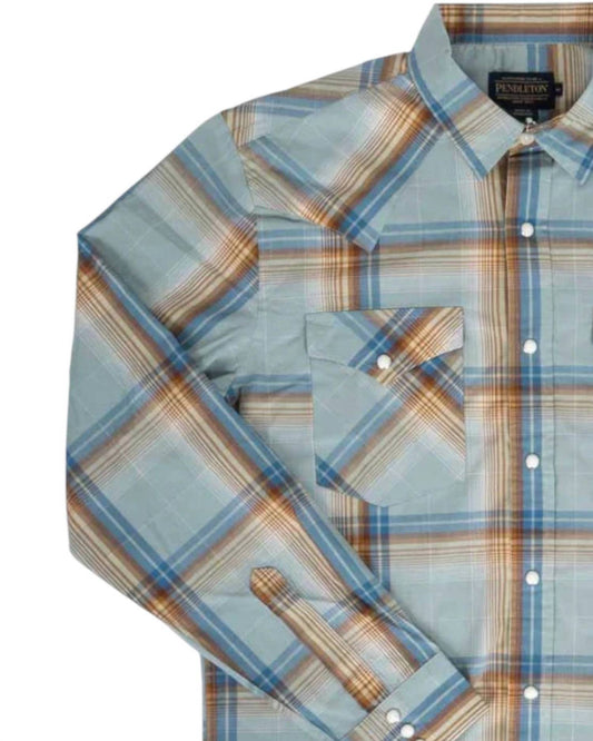 Pendleton - Men's Frontier Plaid Pearl Snap Shirt