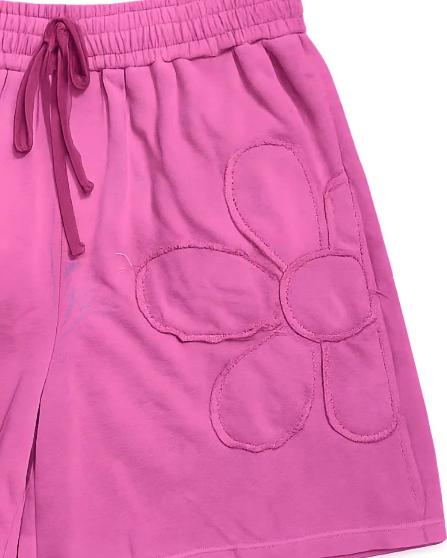 Easel - Girl's Hadley Hawthorn Flower Patch Detail Shorts