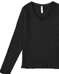 Rylee + Cru - Kid's Ribbed Long Sleeve Top