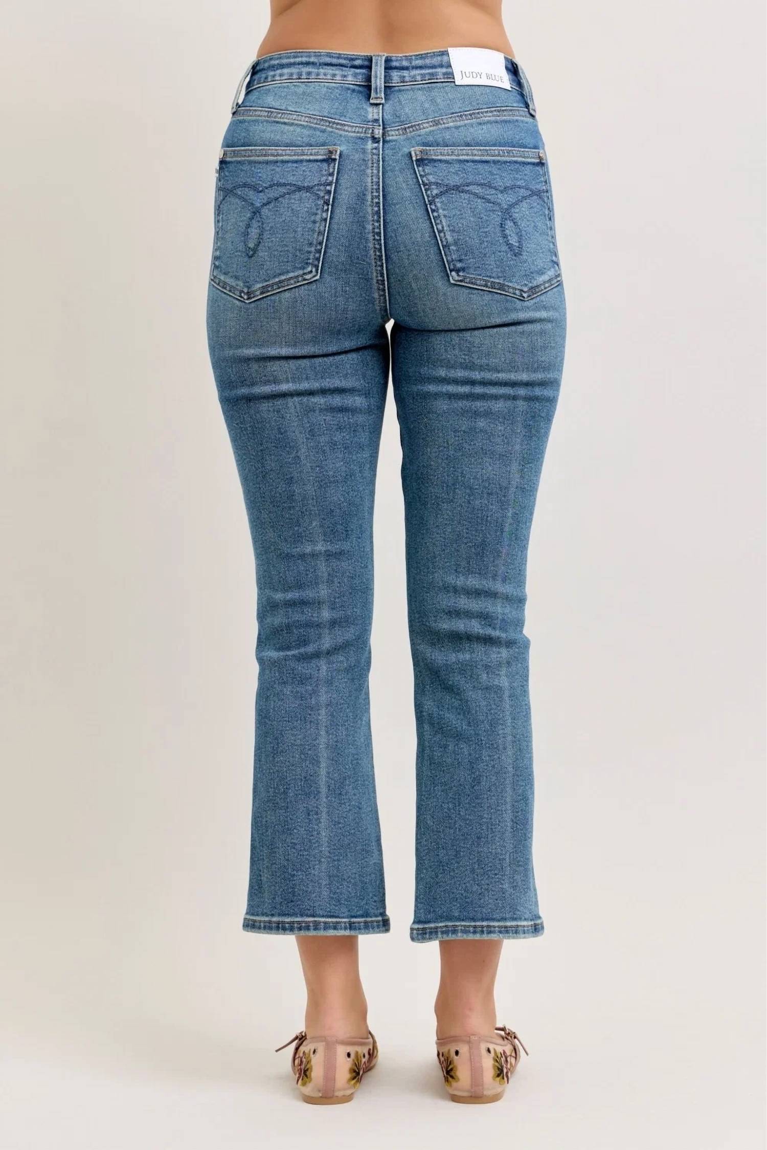 Judy Blue - High Waisted Tummy Control Kick Flare Jeans