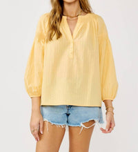 LOVESTITCH Sundrop Blouse in yellow - women's blouse
