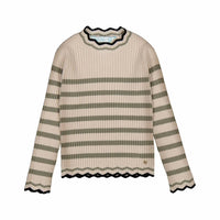 Abel & Lula - Maza Stripe Ribbed Top