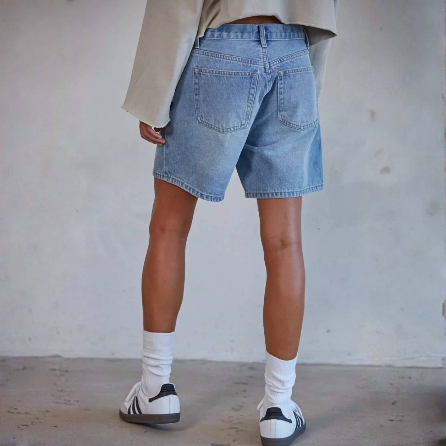 By Together - The Sofia Baggy Denim Short