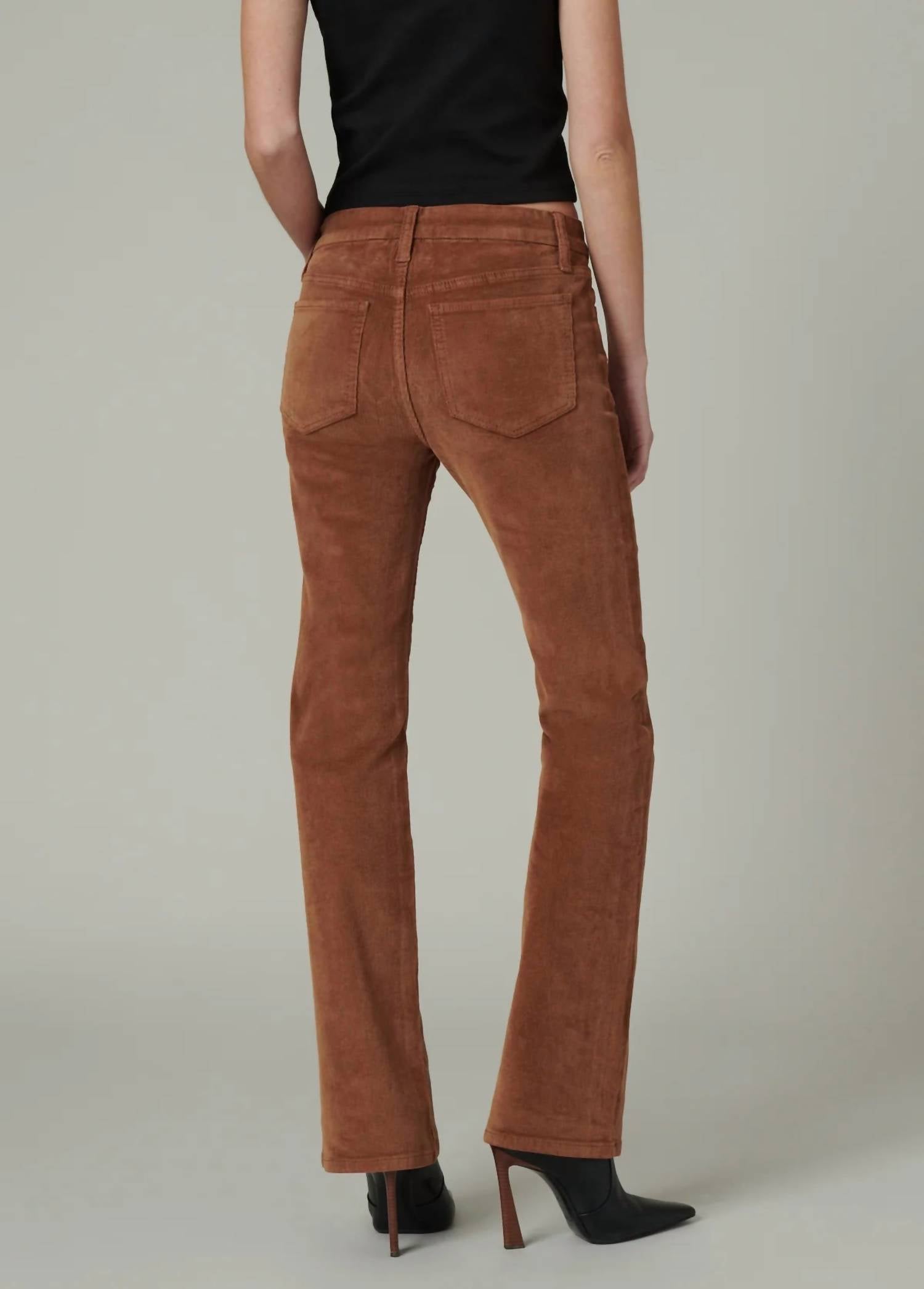 Joe's Jeans Corduroy Provocateur Bootcut Pants in brown - women's pants - view 4
