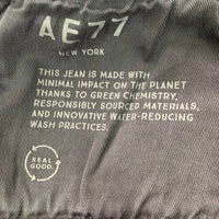 AE77 Women's Cotton Factory Distressed Jorts in black - women's shorts - view 4