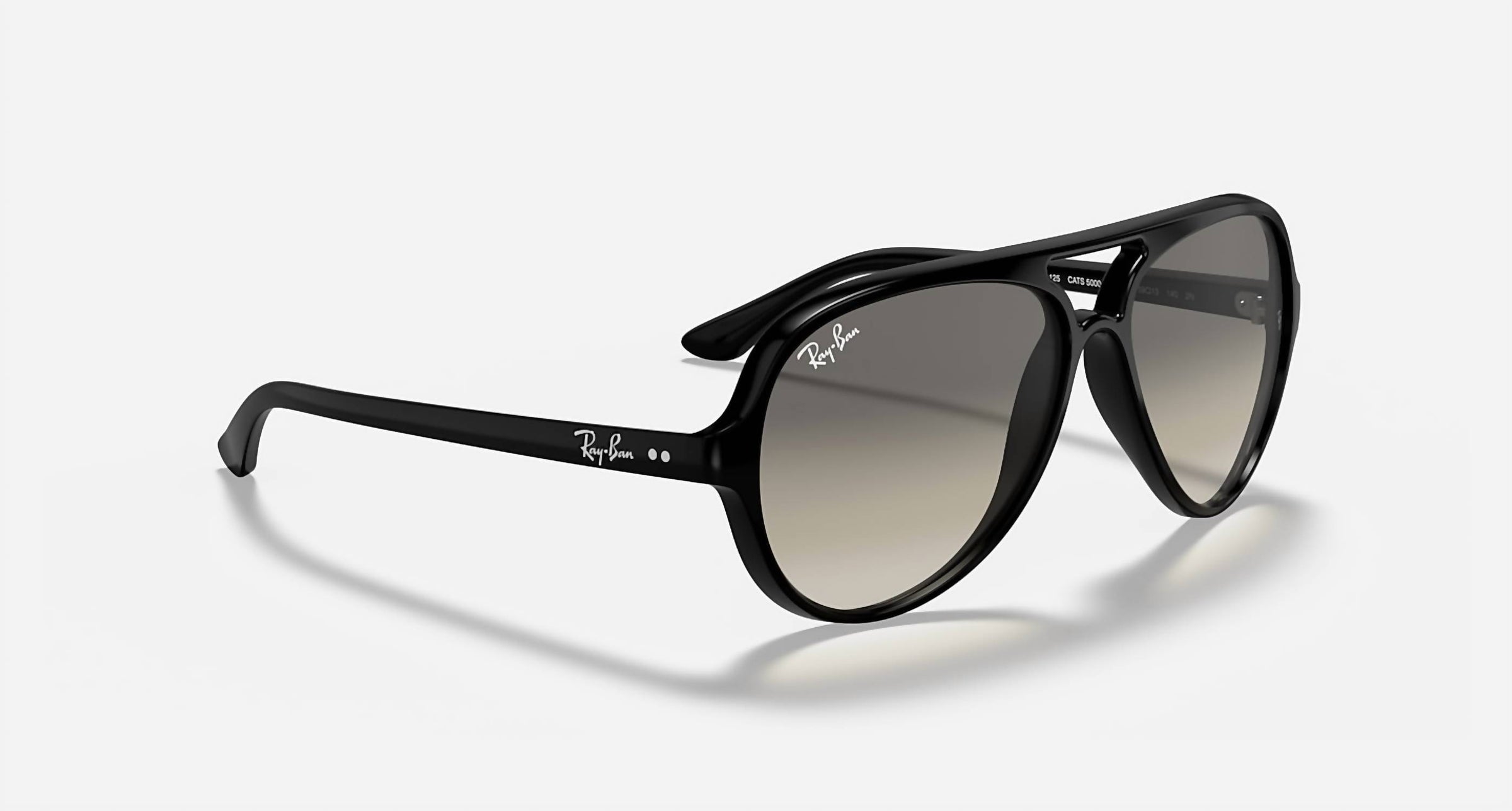 Ray Ban - Men's Rb4125 601/32 Cats 5000 Classic Pilot Sunglasses