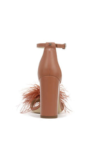 Sam Edelman - Women's Yaro Feather Heel Sandals