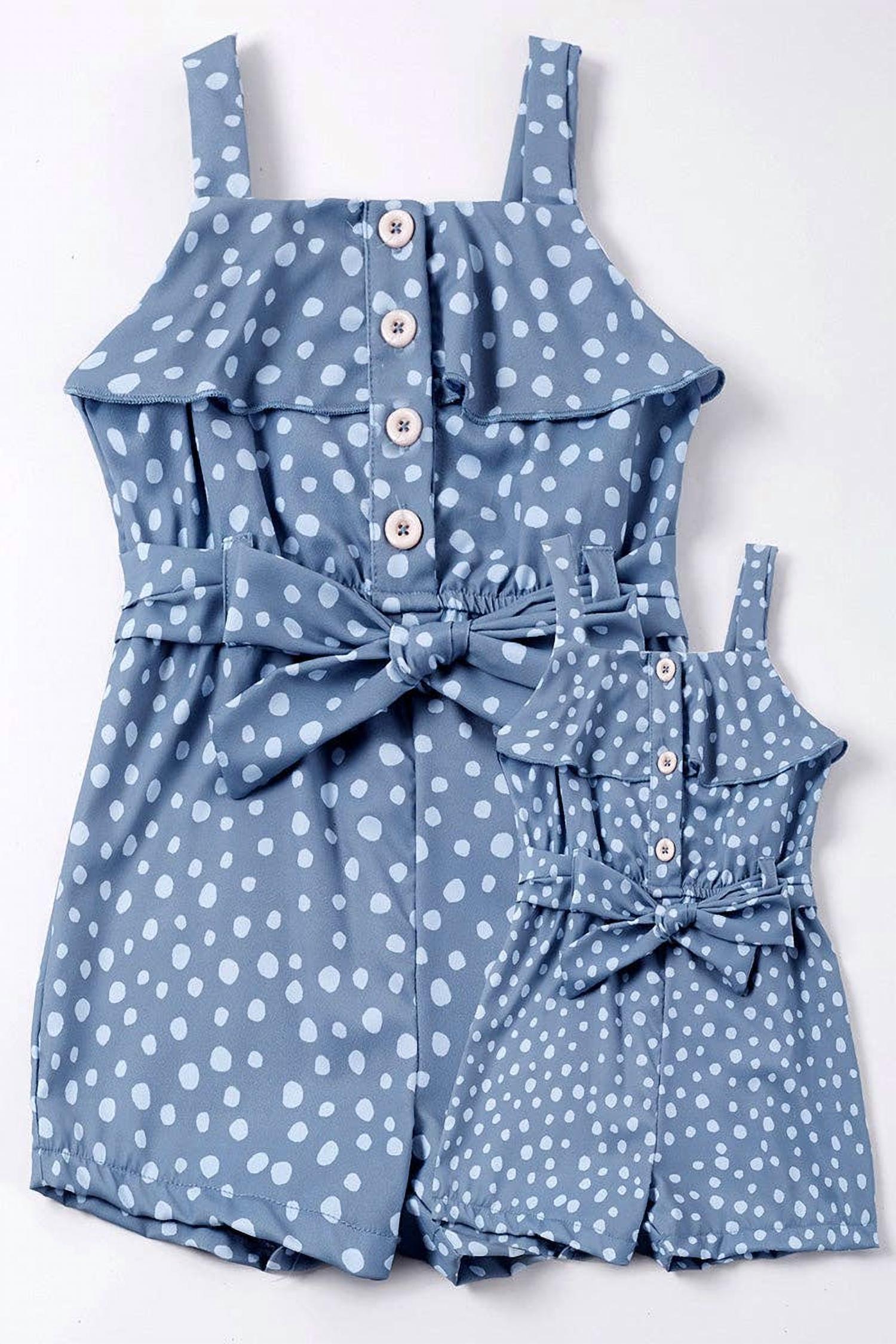 Honeydew - Girl's Dot Ruffle Jumpsuit Mommy & Me