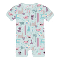 Kickee - Infant & Toddler Shorty Sleeper With Zipper