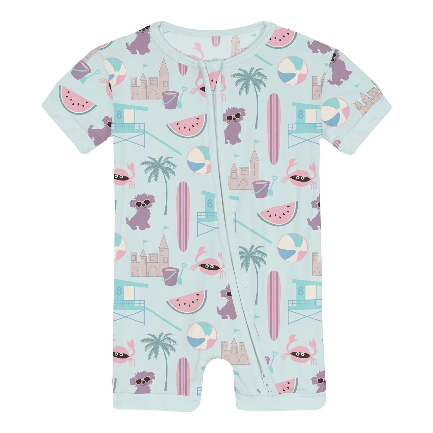 Kickee - Infant & Toddler Shorty Sleeper With Zipper