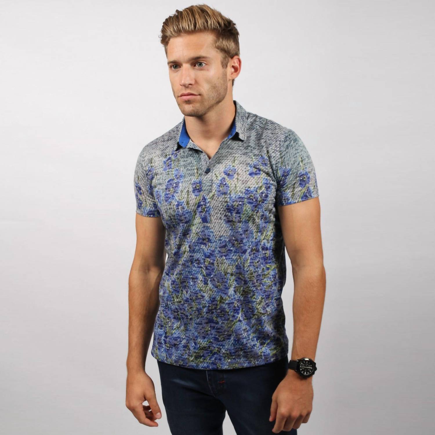 Eight X - Print Polo Shirt