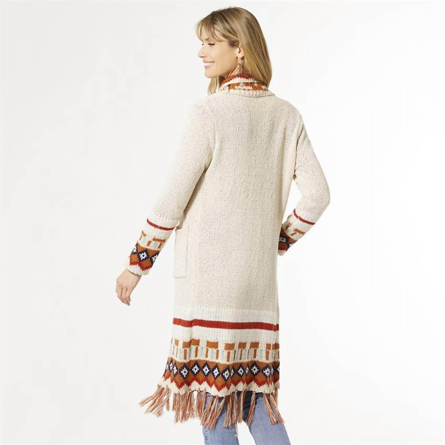 Coco + Carmen - Zahara Cardigan With Fringe