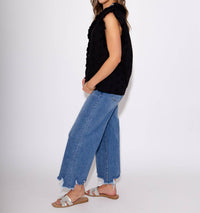 Ivy Jane Midnight Bouquet Top in black - women's blouse - view 9