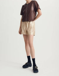 Melissa Nepton - Houston Vegan Leather Top