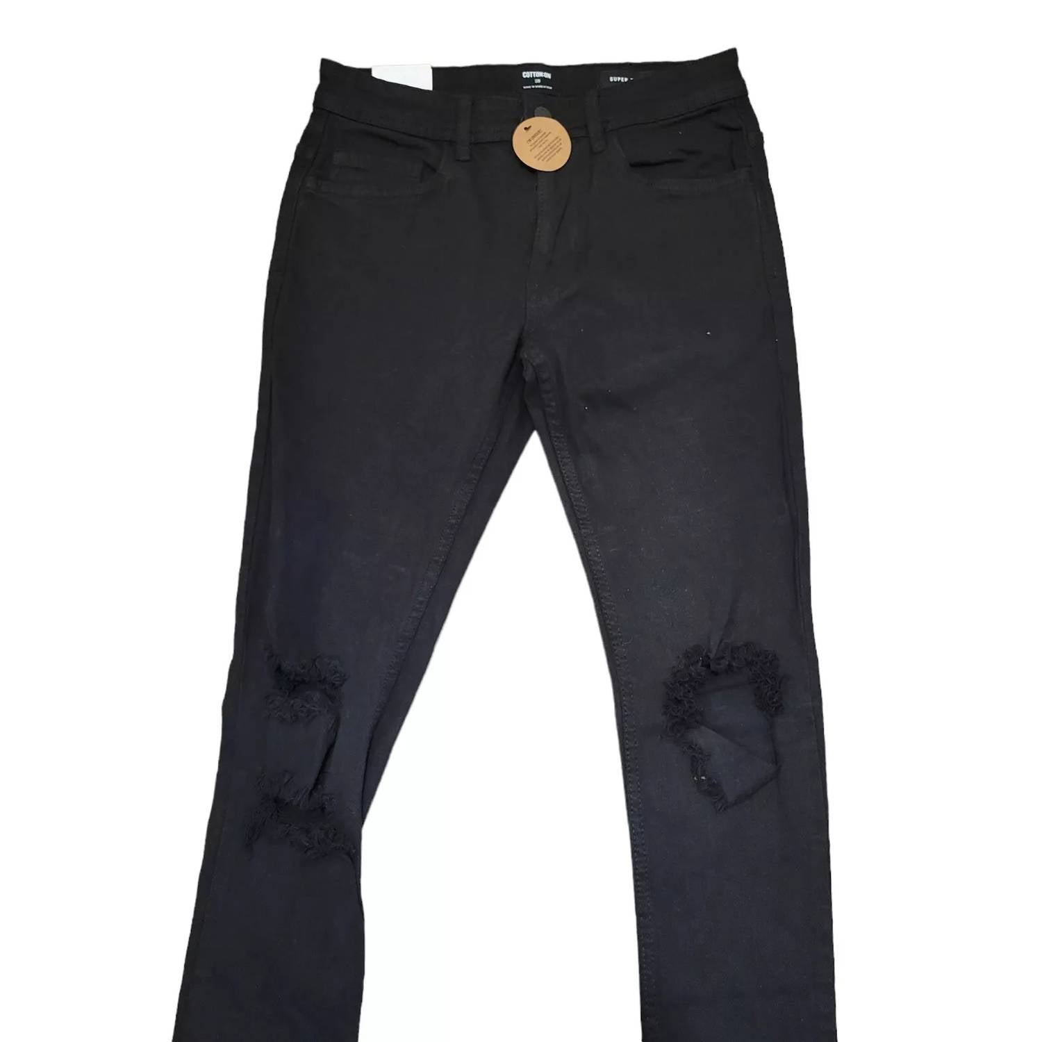 Cotton On - Men's Super Skinny Jeans Distressed