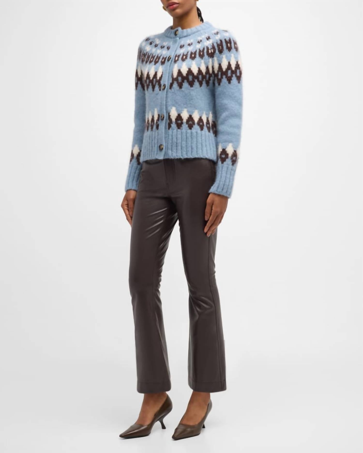 Veronica Beard - Carson High Rise Ankle Flare Pant
