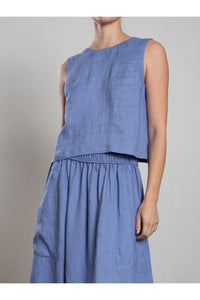 Pharaoh - Tess French Linen Tank Top