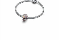 Pandora Disney Frozen Sven Charm in silver - women's jewelry - detail view